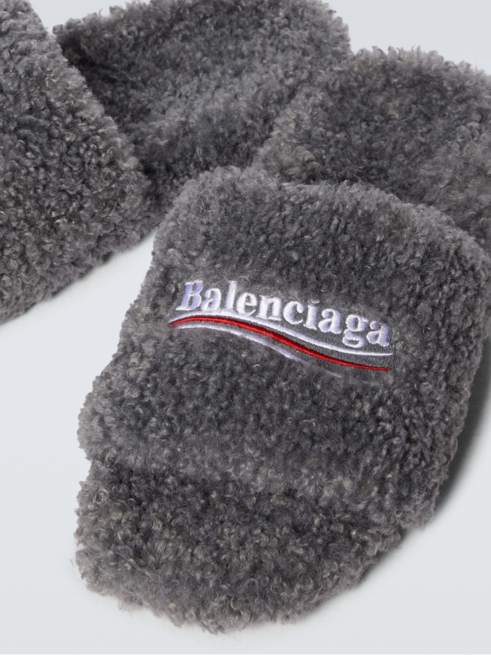 Balenciaga Fur Slippers